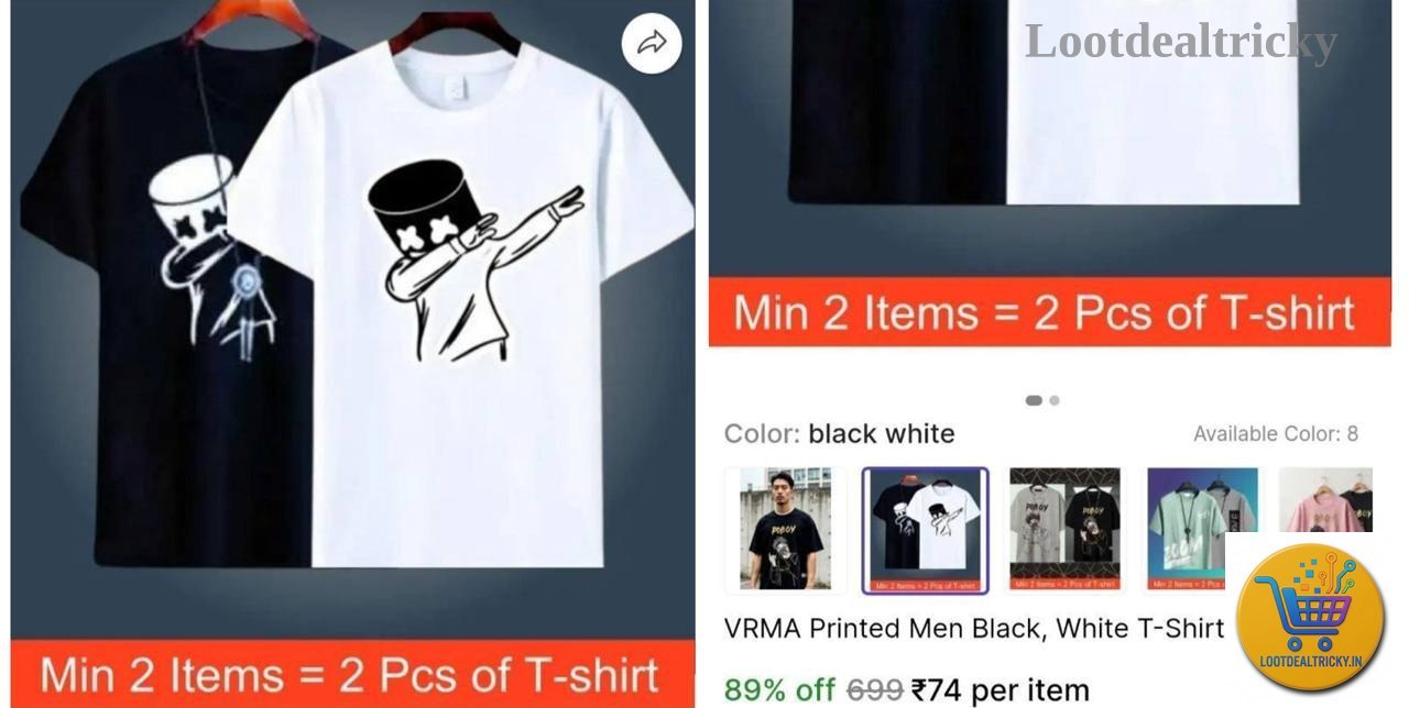 Men Black White – Just ₹74 | Top Unbeatable Deal Men Black White – Just ₹74 | Top Unbeatable Deal