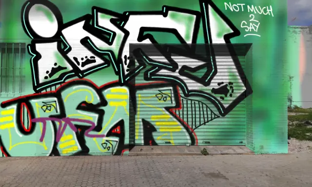 Graffiti artwork by infu