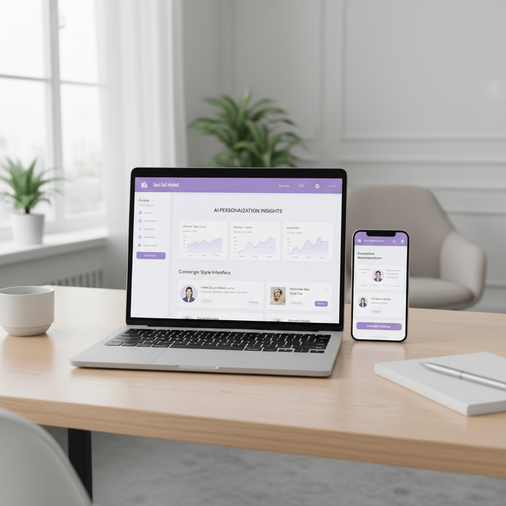 AI-driven hotel social media dashboard with personalized analytics