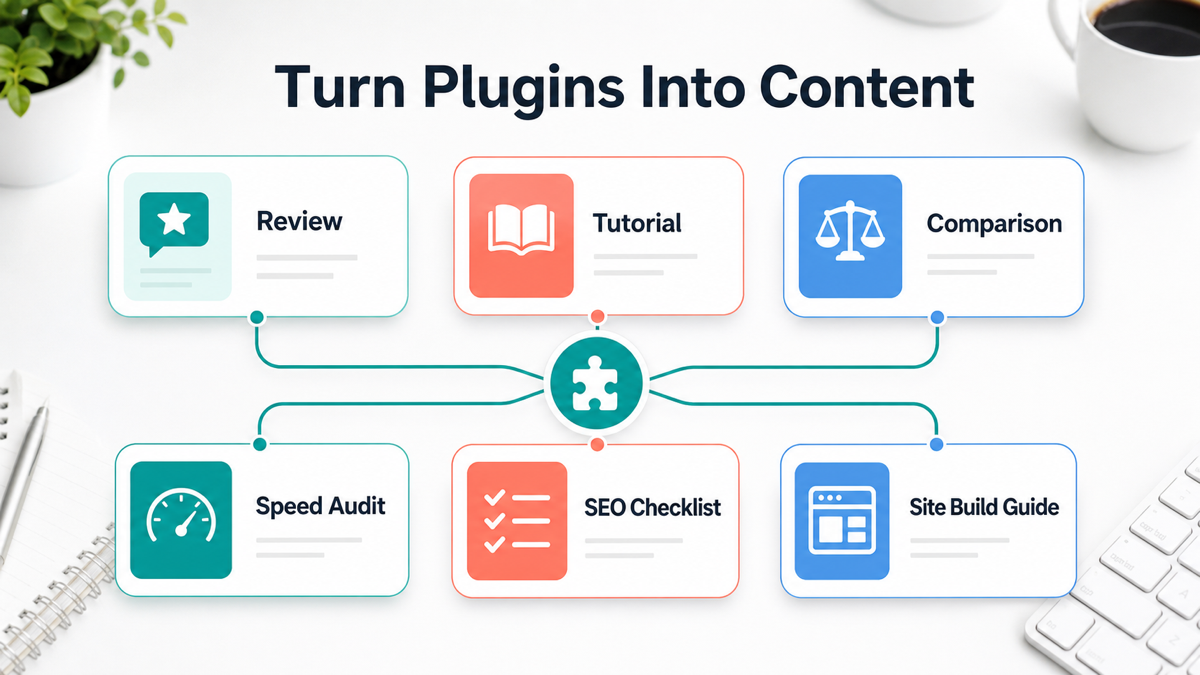 Content map for turning WordPress plugin affiliate programs into tutorials and comparisons