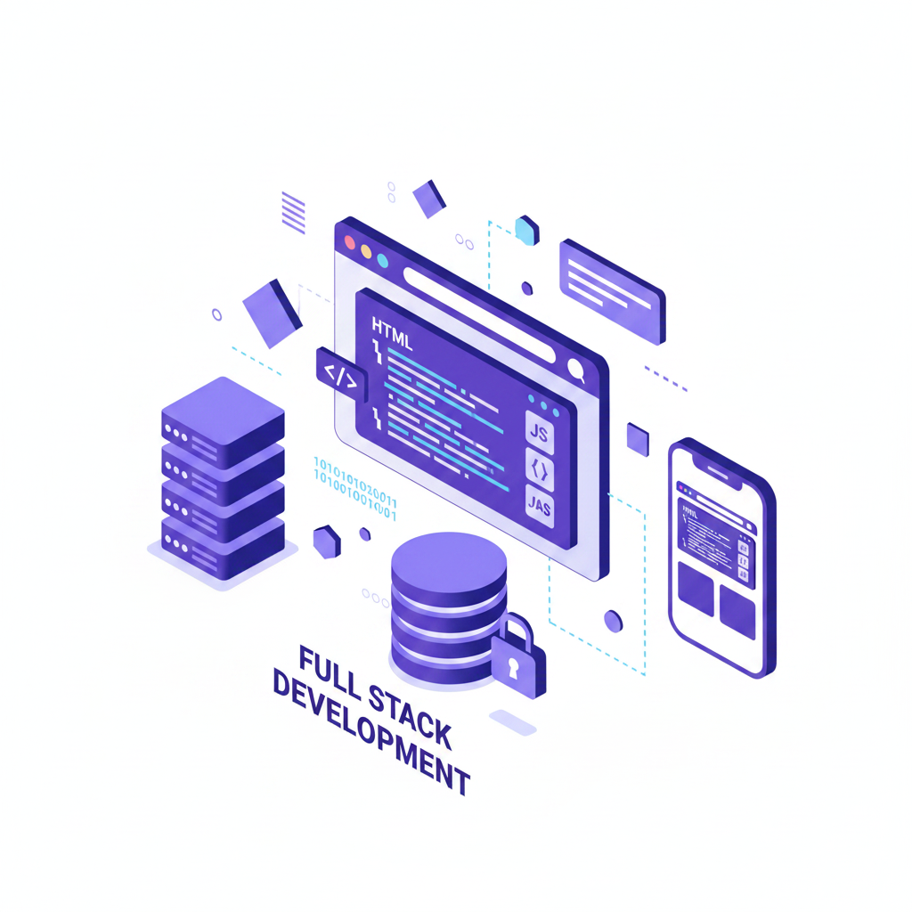 Full Stack Developer Illustration