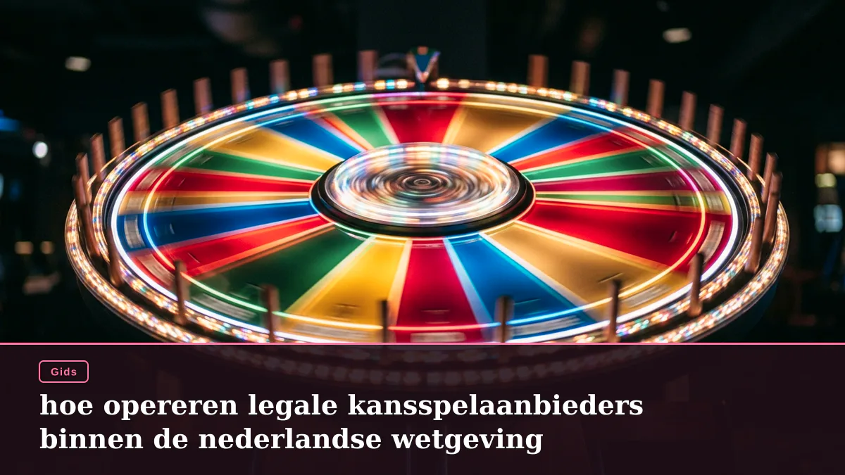 hoe opereren legale kansspelaanbieders binnen de nederlandse wetgeving