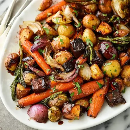 Balsamic Glazed Roasted Vegetables: Elevate Your Dinner Side!