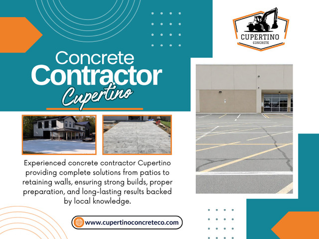 A reliable Concrete Contractor Cupertino CA often recommends sealing at the right intervals—not as an extra, but as a necessity for long-term durability. Concrete doesn’t react the same way throughout the year. Changes in temperature and moisture affect how it behaves.

UpTime Cupertino Concrete

Address: 11250 La Jolla Ct, Cupertino, CA 95014
Phone: +16693084473
Find Us On Google Map: https://maps.app.goo.gl/kV4mwVUZHPiHbZmT9

Read Our Blogs:
https://is.gd/IhaMrS
https://tinyurl.com/26skw3qx
https://v.gd/dOV0Ge

More Links:
https://is.gd/drYNt6
https://v.gd/1qHvws
https://tinyurl.com/25s5kjy5