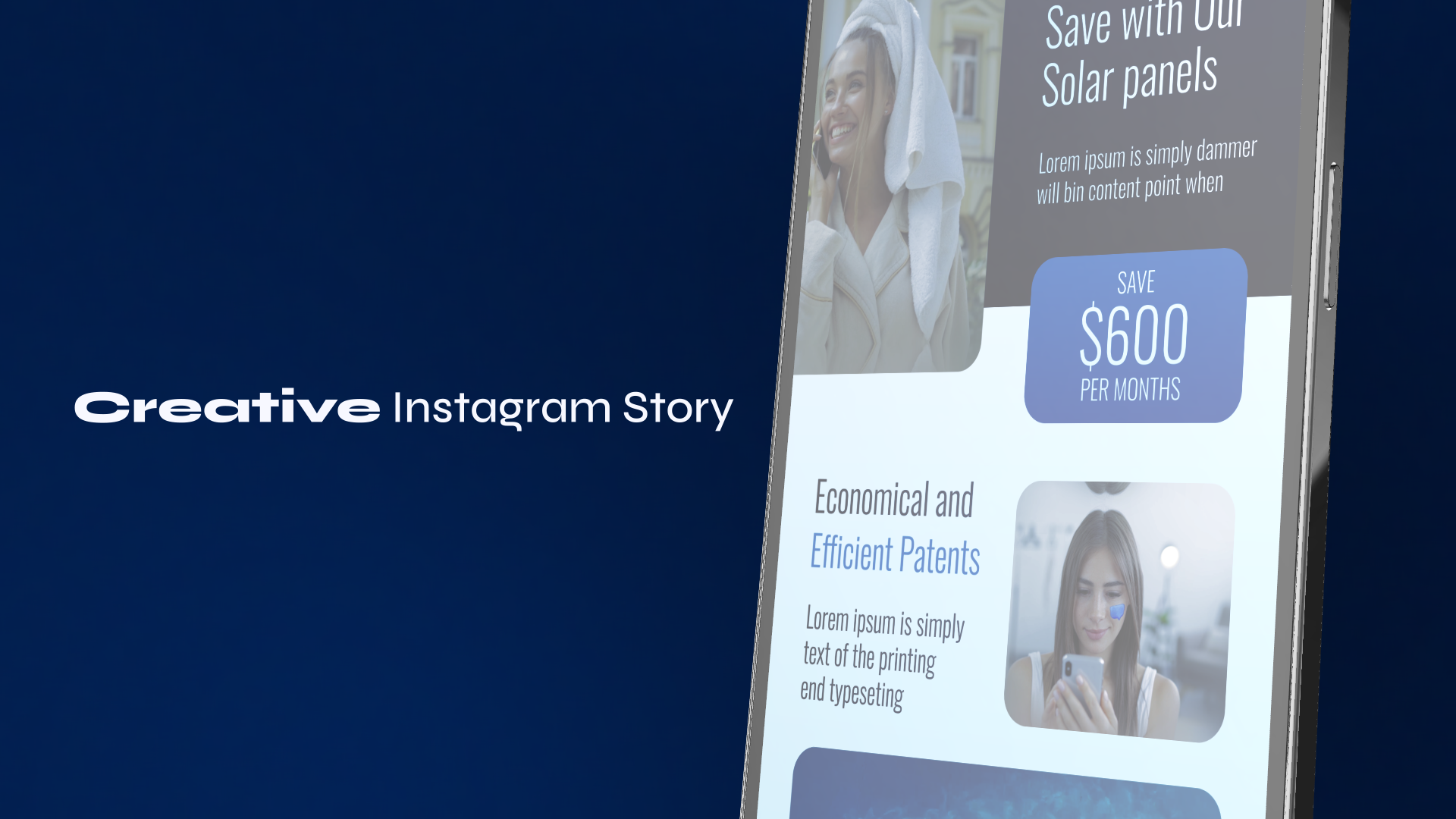 Instagram Reel - Vertical Blue 