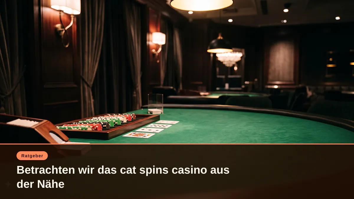 Betrachten wir das cat spins casino aus der Nähe