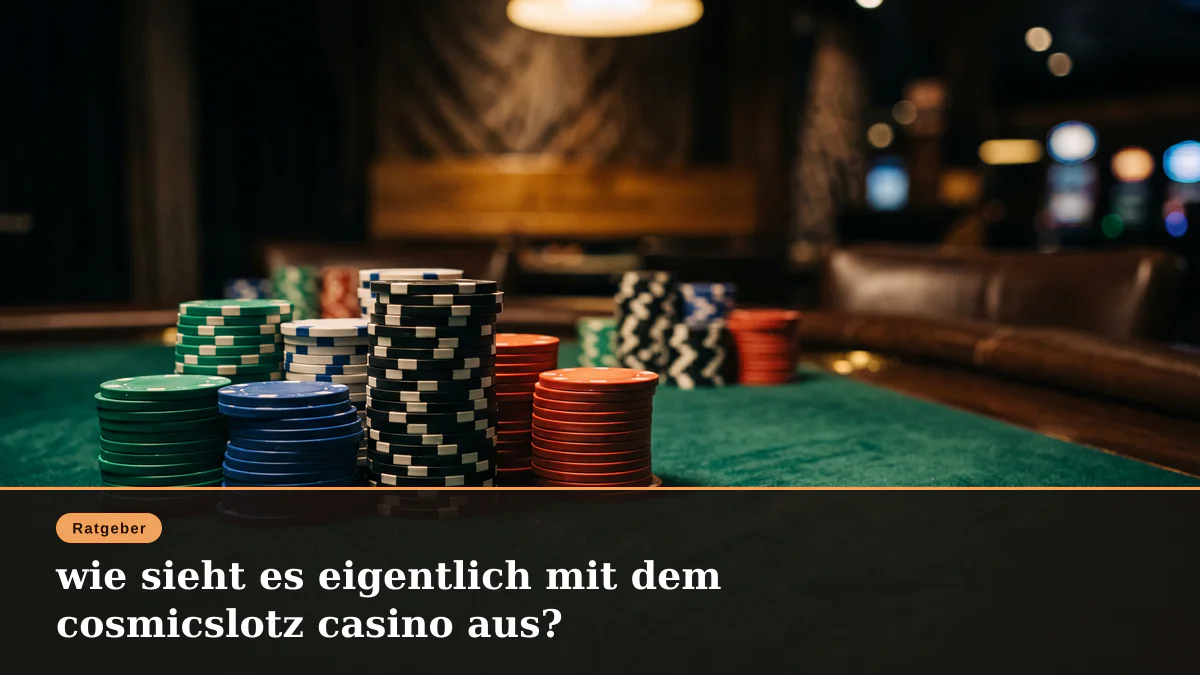 wie sieht es eigentlich mit dem cosmicslotz casino aus?