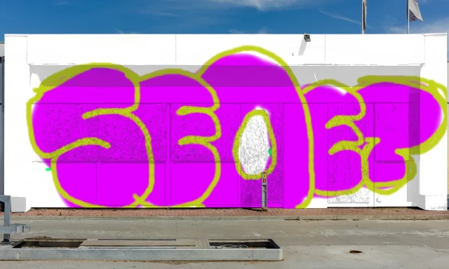 Graffiti artwork by flush