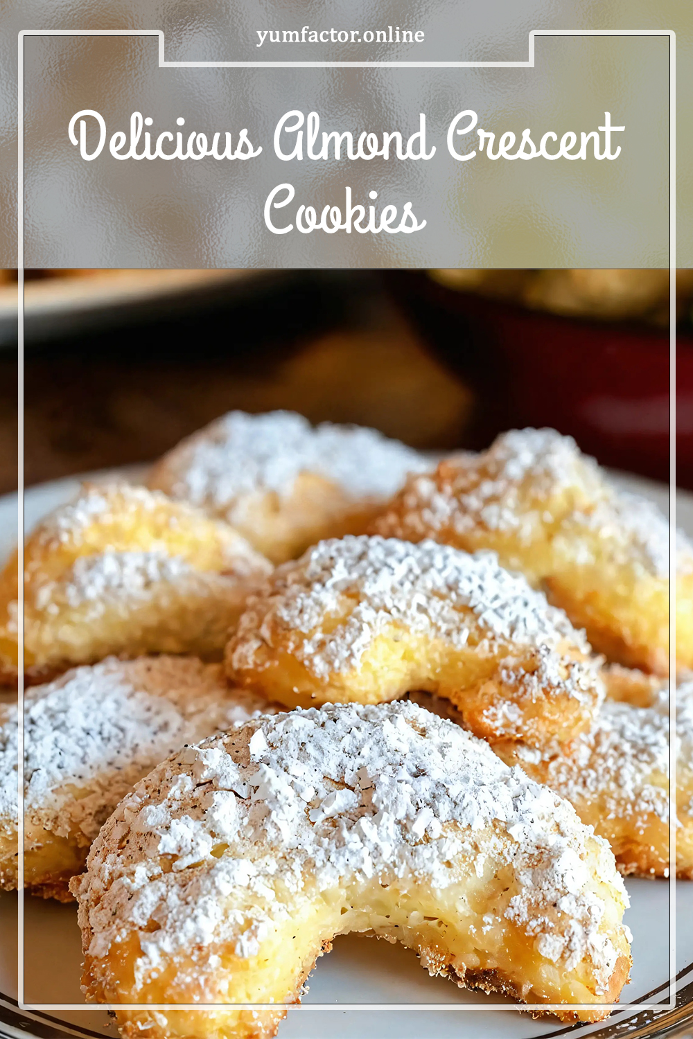 Delicious Almond Crescent Cookies