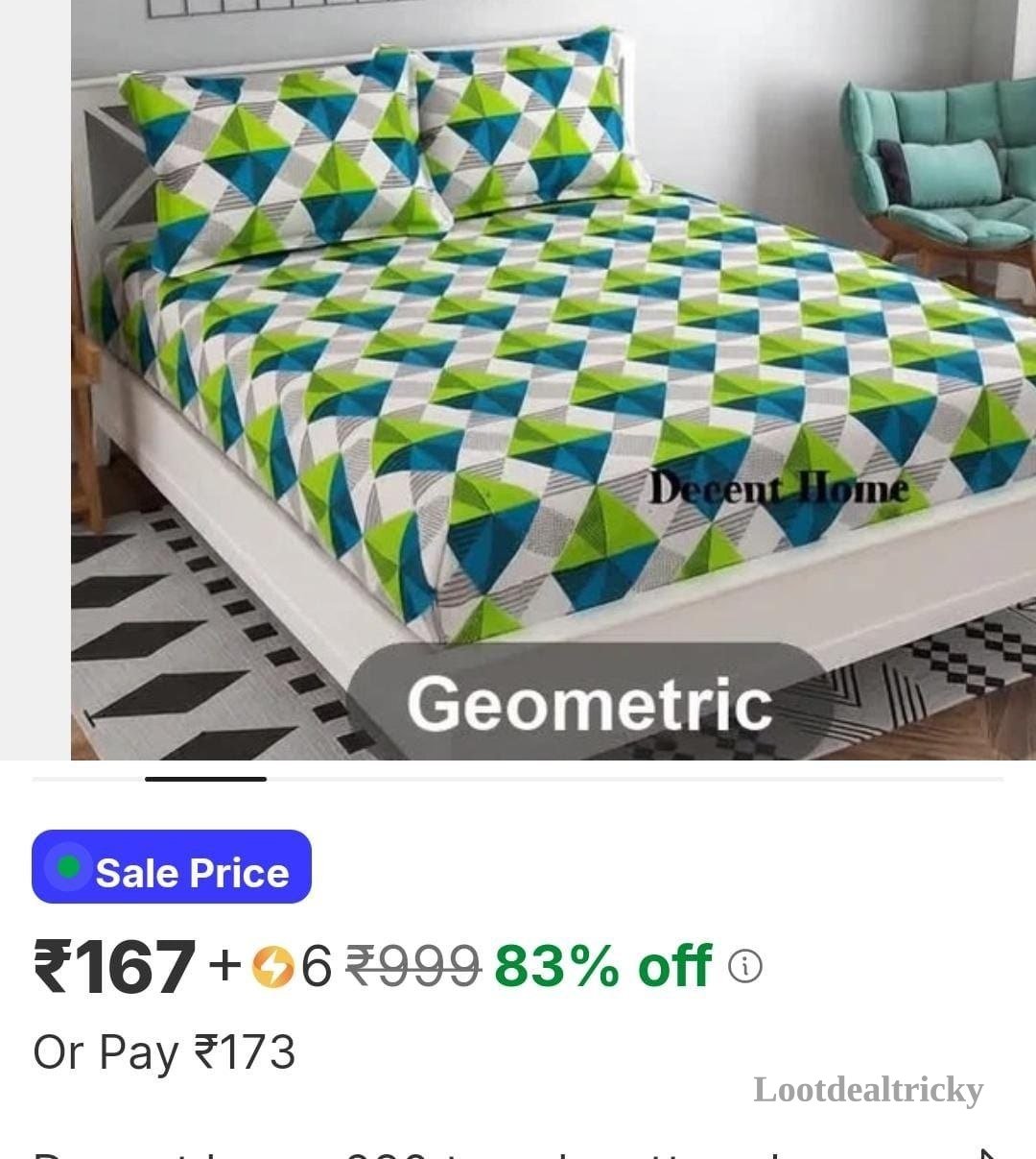 Polycotton Double Geometric – Just ₹167 | Loot Deal Polycotton Double Geometric – Just ₹167 | Loot Deal