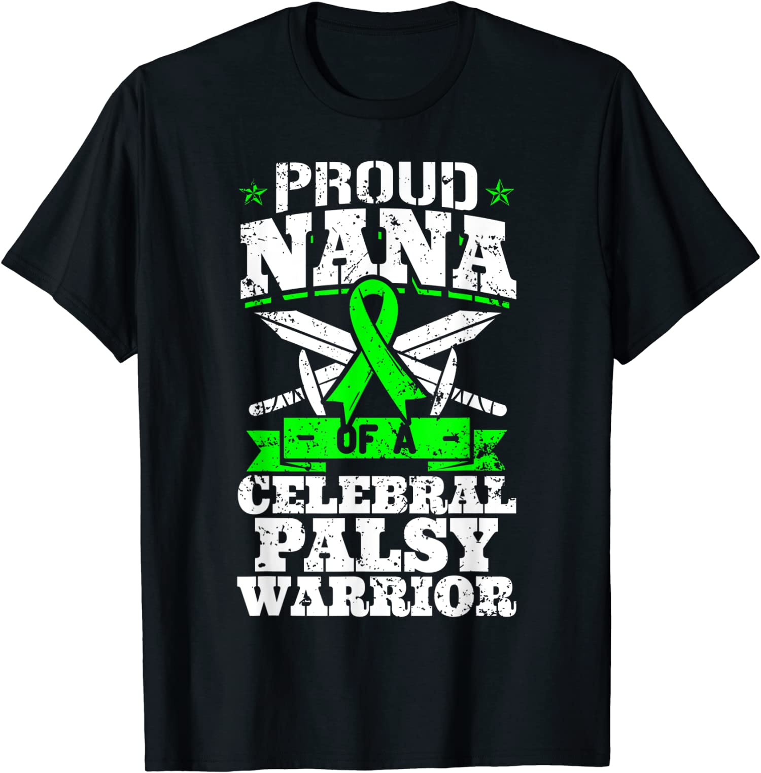 Proud Nana Of A Cerebral Palsy Warrior CP Awareness G Unisex T-Shirt