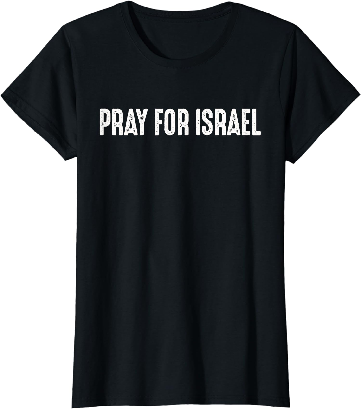 Pray For Israel Ladies’ Crewneck T-Shirt