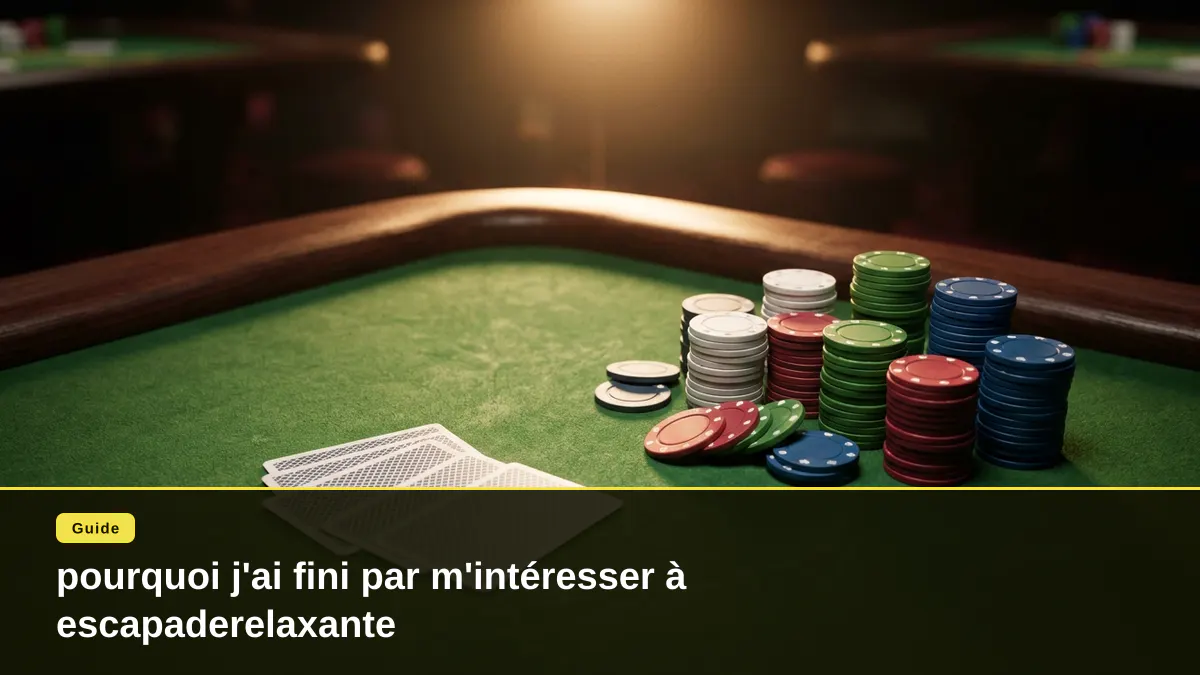 pourquoi j'ai fini par m'intéresser à escapaderelaxante