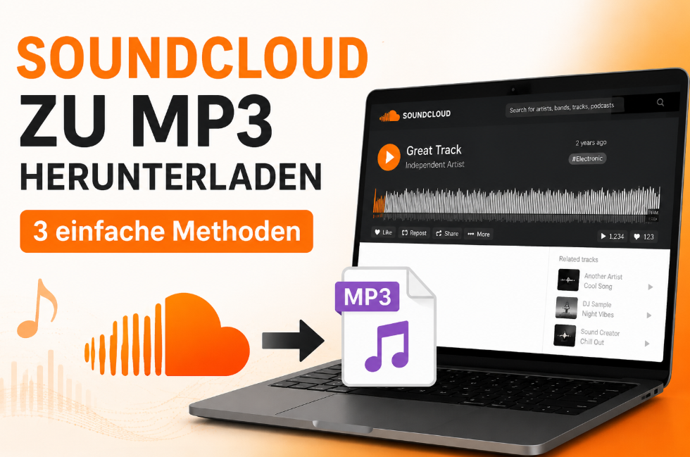 SoundCloud zu MP3 herunterladen – Die besten Methoden