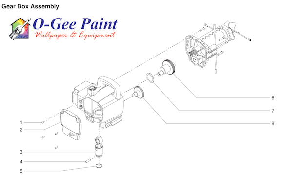 EPX2255 GEAR BOX ASSEMBLY