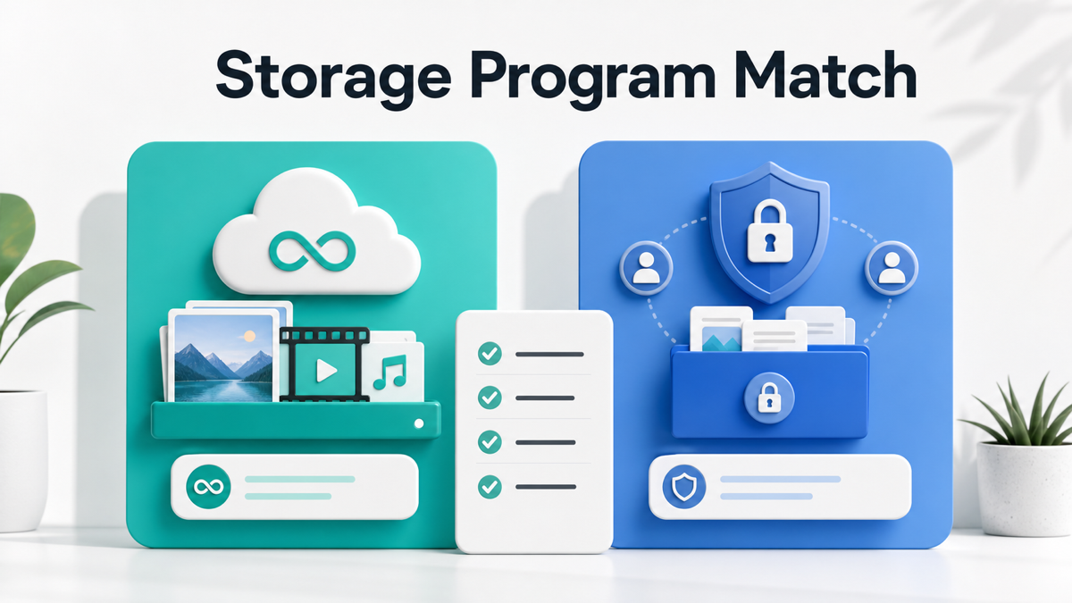 pCloud vs Sync affiliate program comparison dashboard