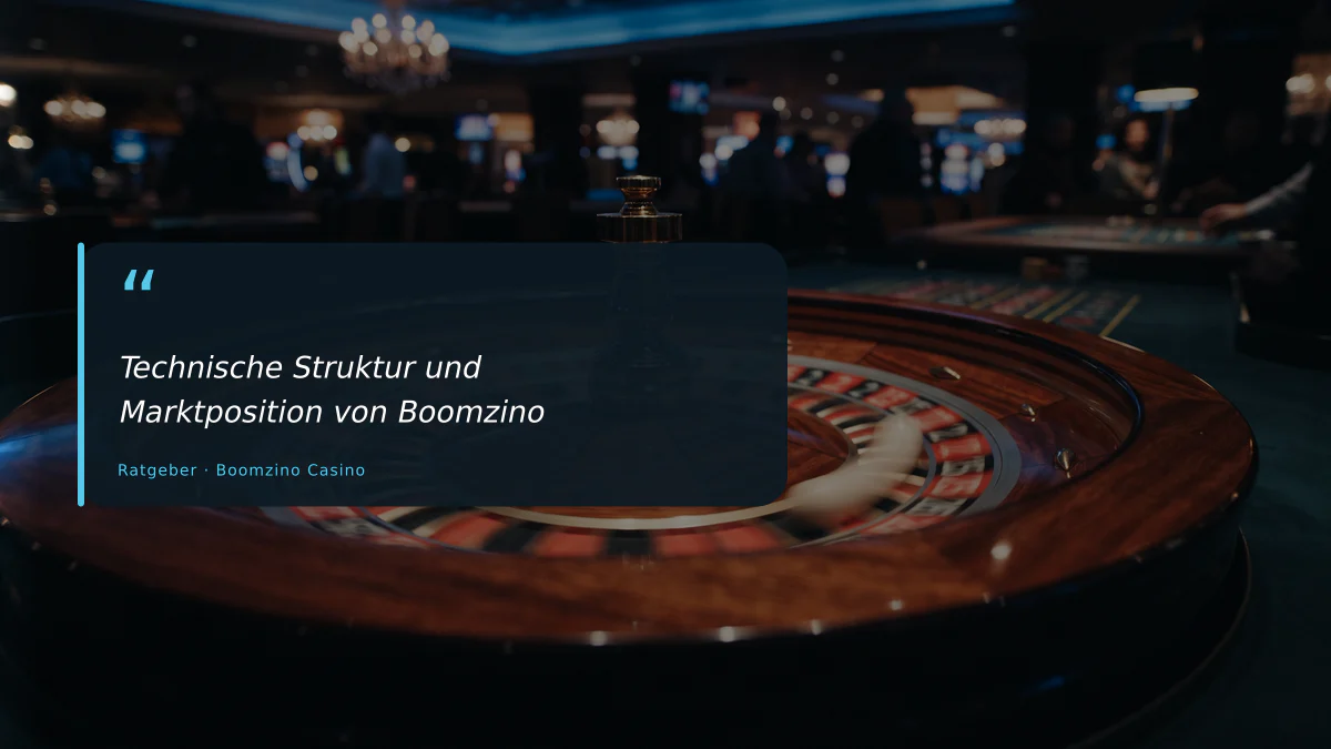 Technische Struktur und Marktposition von Boomzino