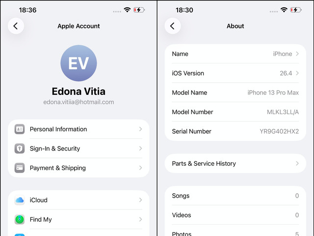 Apple Account About Screen (1)