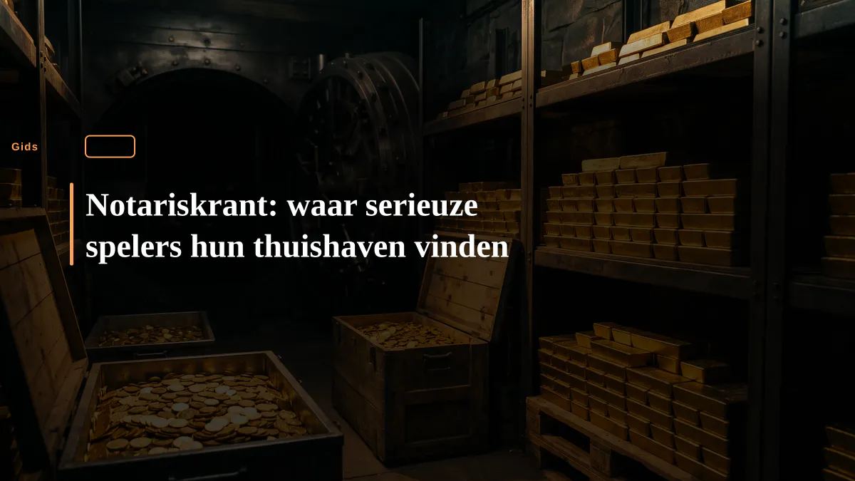 Notariskrant: waar serieuze spelers hun thuishaven vinden