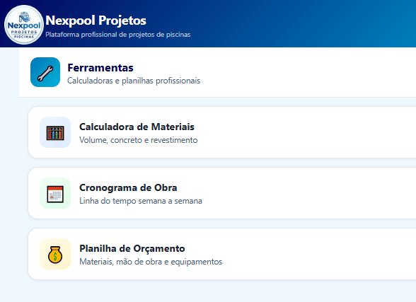 Calculadora de materiais