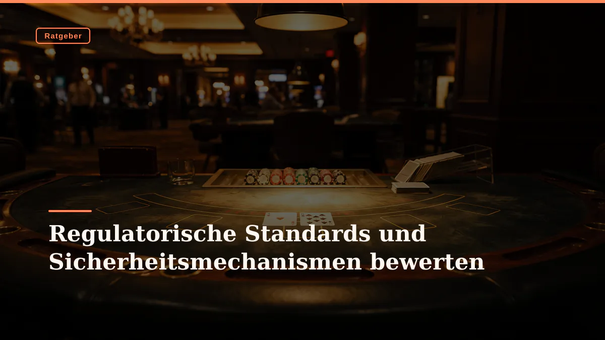 Regulatorische Standards und Sicherheitsmechanismen bewerten