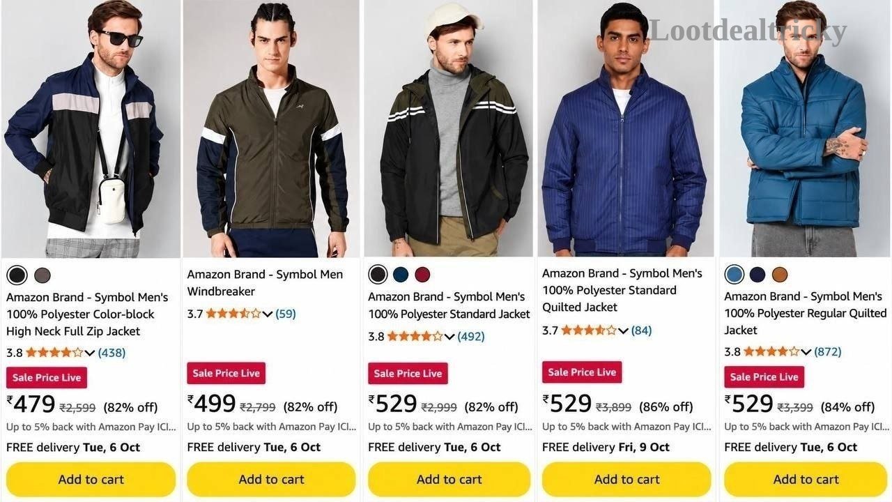 Symbol Men Jackets – Just ₹479 | Exclusive Sale Discount Symbol Men Jackets – Just ₹479 | Exclusive Sale Discount