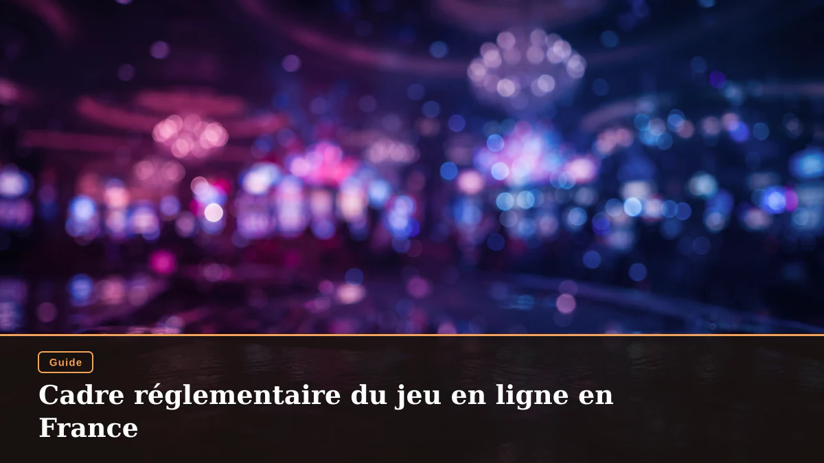 Cadre réglementaire du jeu en ligne en France