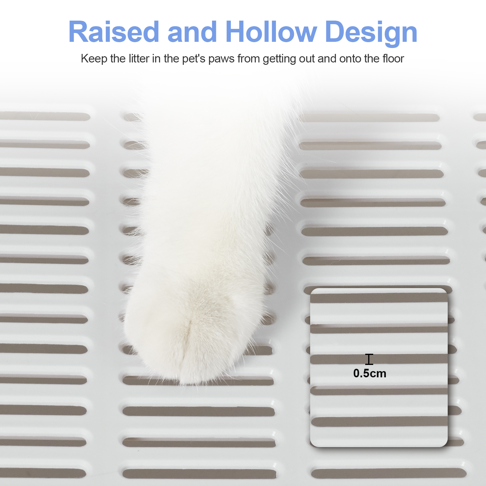 Bac Litière Chat XXL - Maison De Toilette Chat Fermée - 50.8 X 41 X 38.6cm 21 5