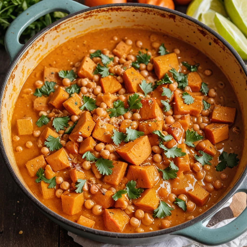 Sweet Potato Chickpea Curry Recipe Simplified