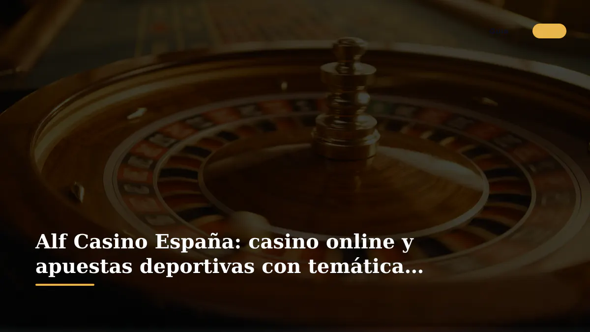 Alf Casino España: casino online y apuestas deportivas con temática espacial