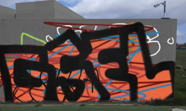 Graffiti artwork by messie