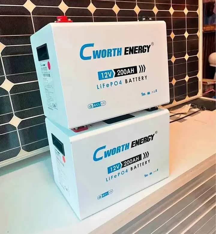 200ah 12v c-worth lifepo4 battery available in stock.