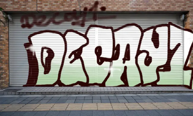 Graffiti artwork by DECAY
