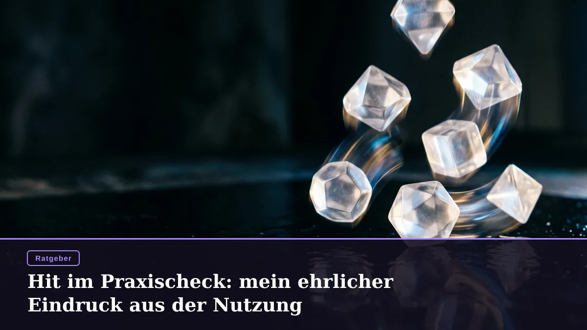 Hit im Praxischeck: mein ehrlicher Eindruck aus der Nutzung