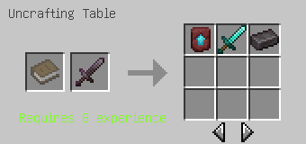 Uncrafting Upgrade Smithing Template Recipes