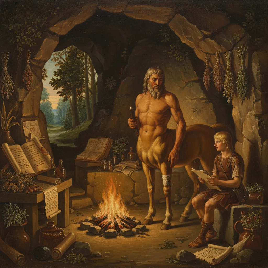 Quíron — ilustração mitológica