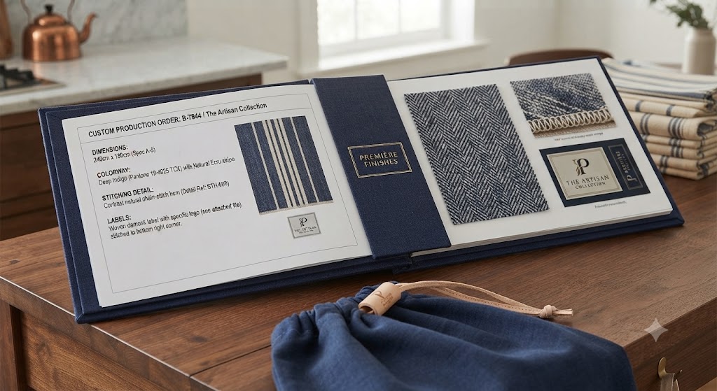 Customized home textile products for private-label buyers