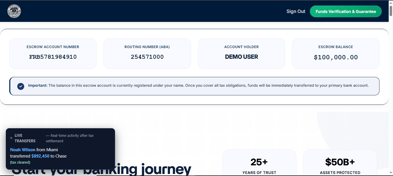 Escrow Website