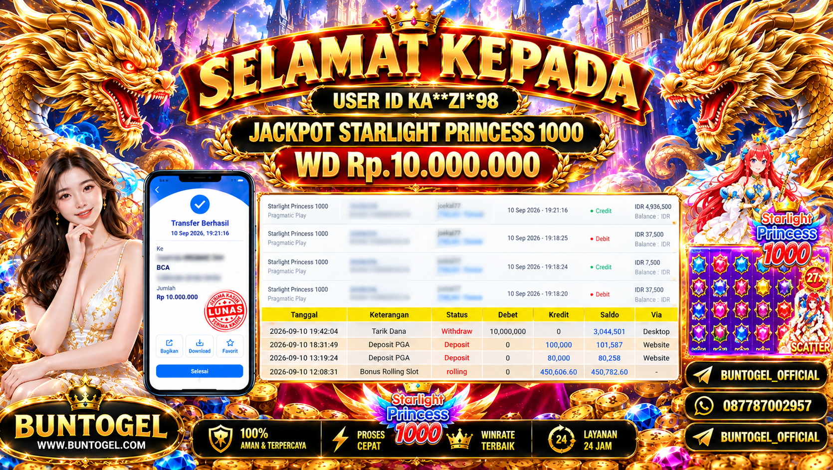 BUKTI BAYAR BUNTOGEL