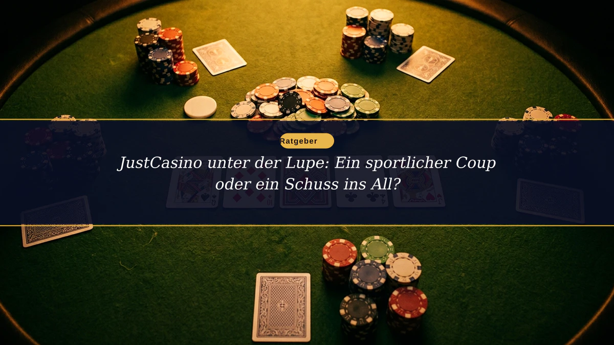 JustCasino unter der Lupe: Ein sportlicher Coup oder ein Schuss ins All?