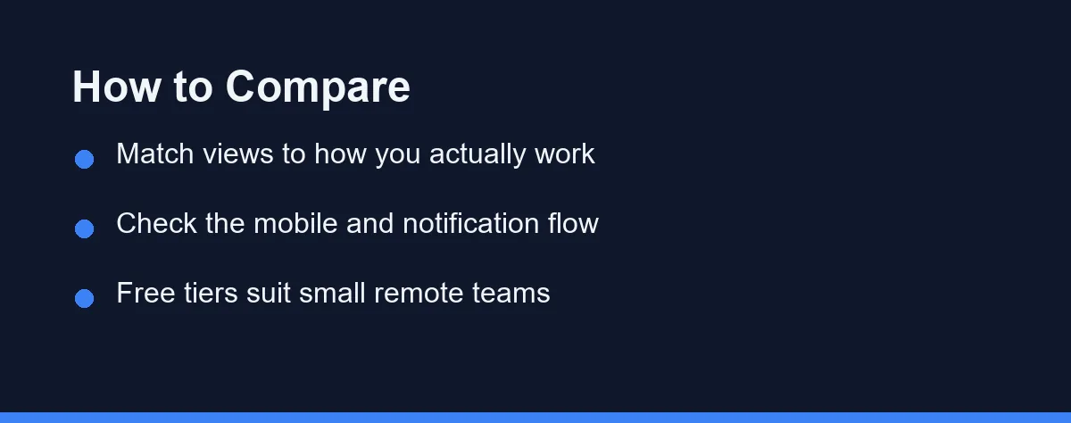 How to Compare