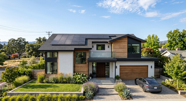 Impianto fotovoltaico su abitazione residenziale