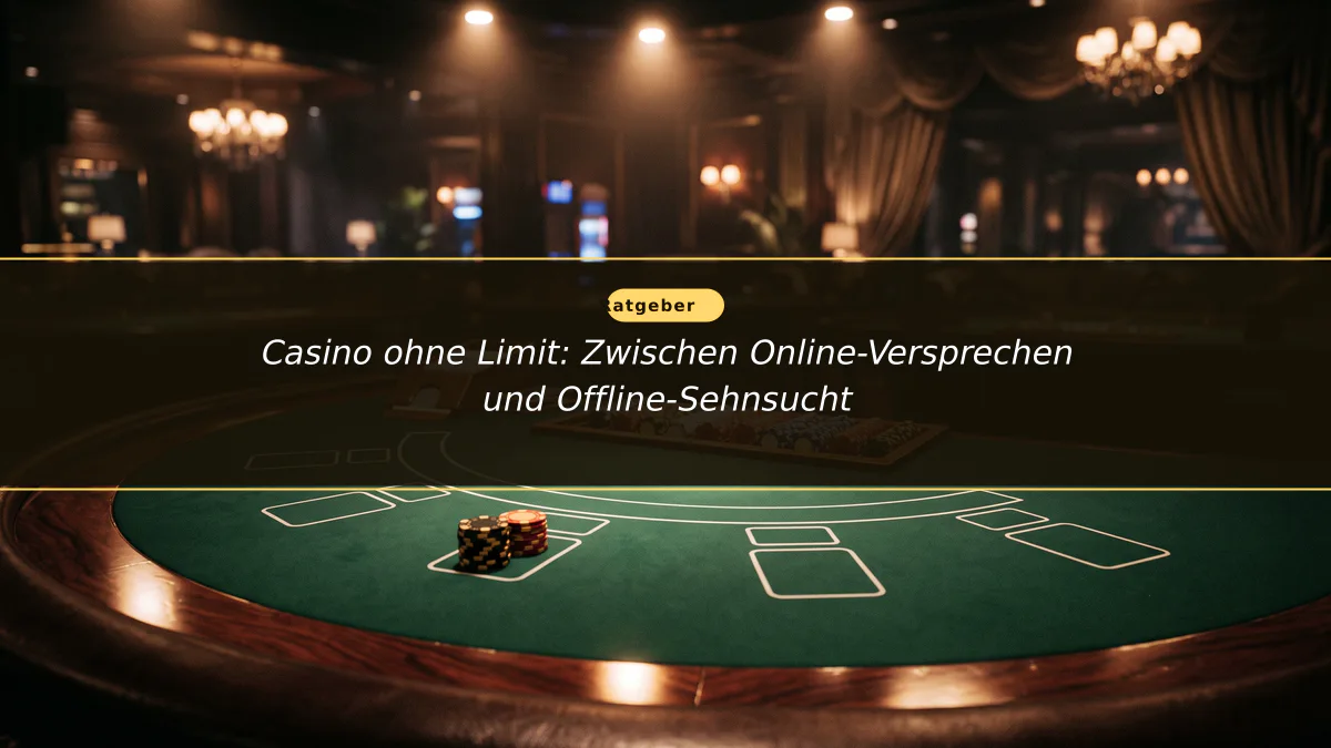 Casino ohne Limit: Zwischen Online-Versprechen und Offline-Sehnsucht