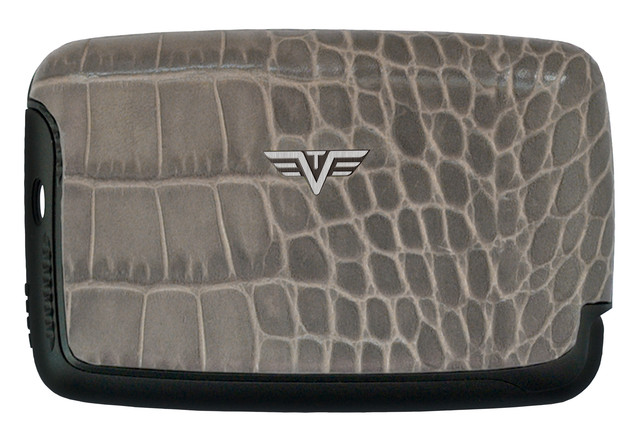 Croco Taupe leather Card Case front.jpg