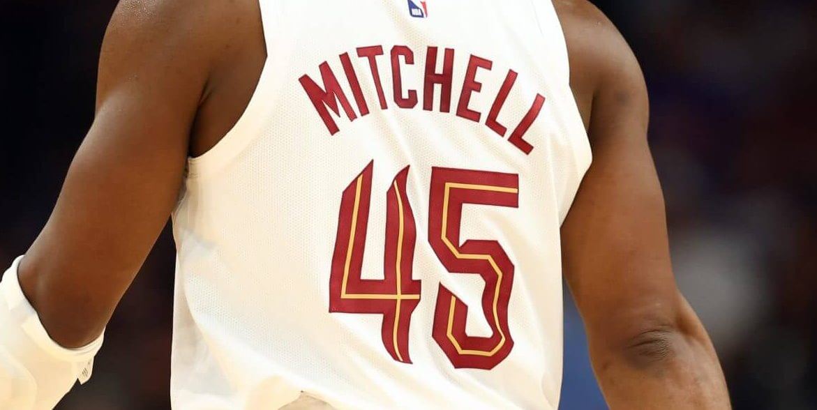 The Cavaliers' Donovan Mitchell.