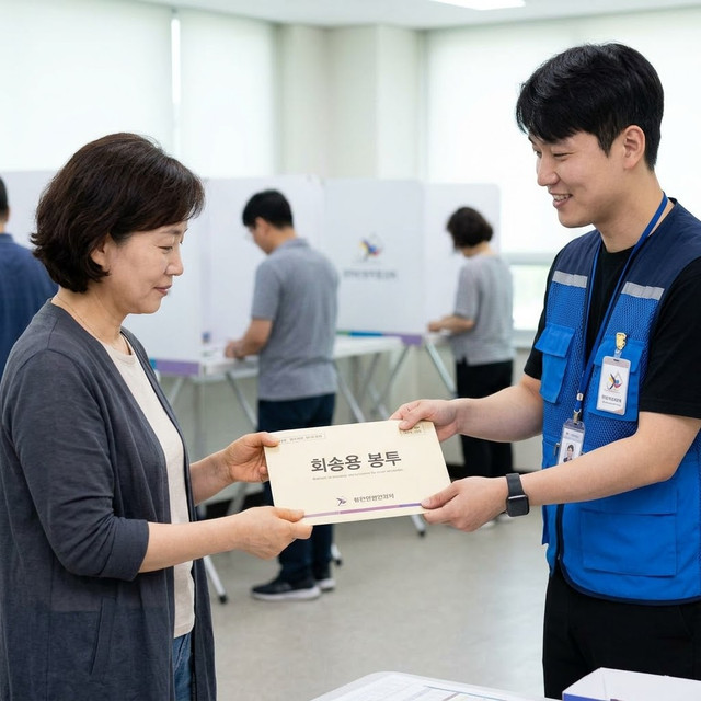 관내 및 관외 사전투표 절차 차이점