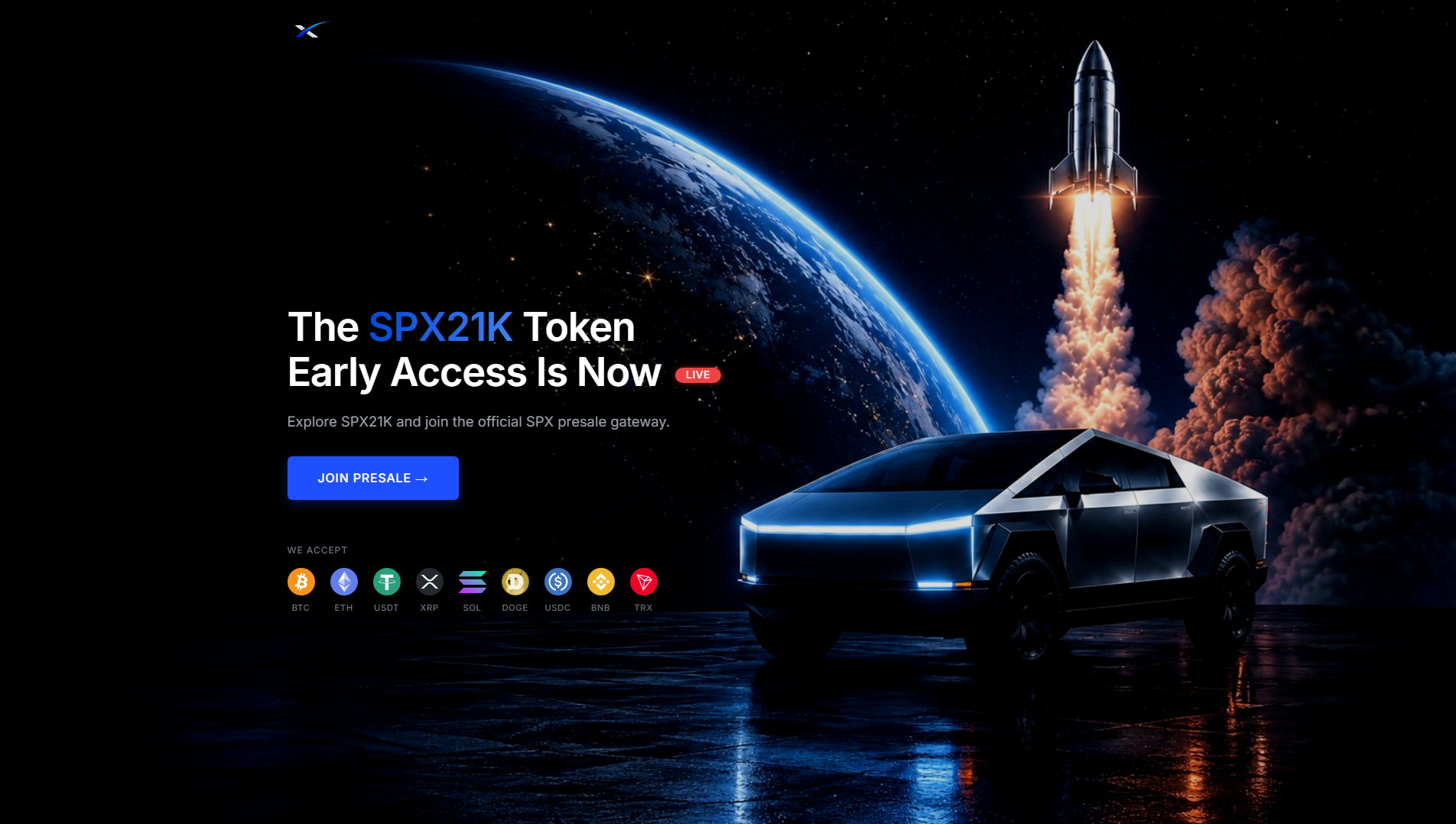 Forensic screenshot of spx21k.com showing the phishing page layout