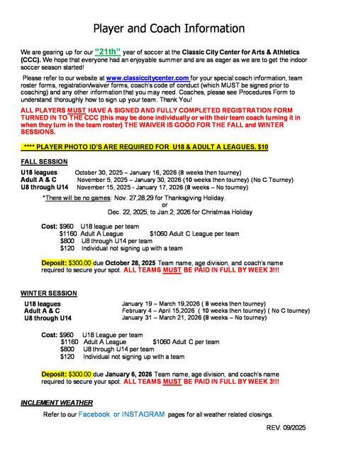 Player-and-Coach-Information