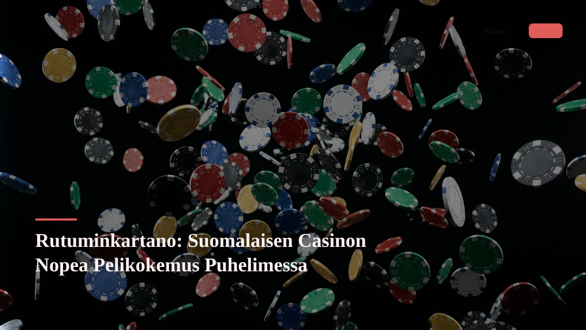 Rutuminkartano: Suomalaisen Casinon Nopea Pelikokemus Puhelimessa