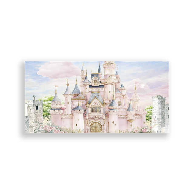 705906 Castelo Rosa Aquarela